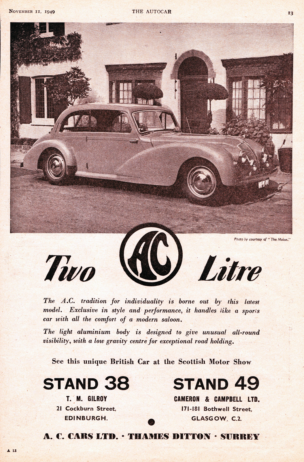 AC Two-Litre 1950 #10