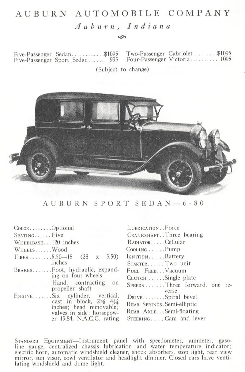 Auburn Model 6-63 1924 #1