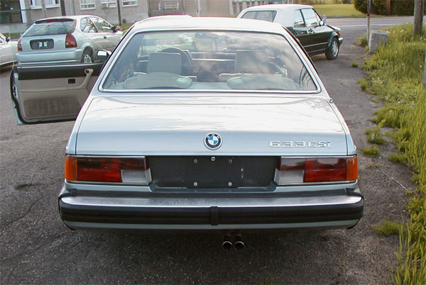 BMW 633 1984 #9