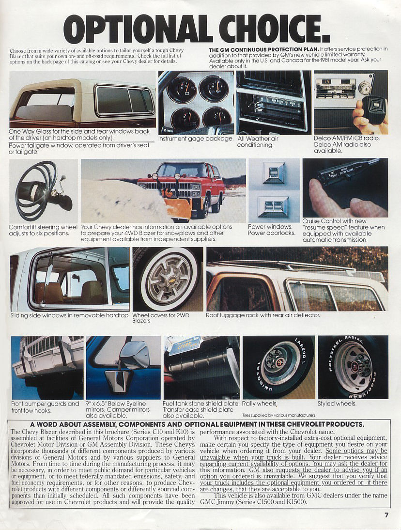 Chevrolet Blazer 1981 #5