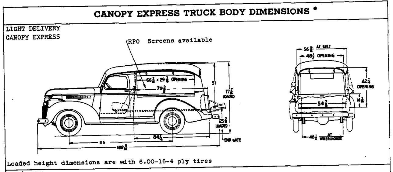 Chevrolet Canopy Express 1939 #11