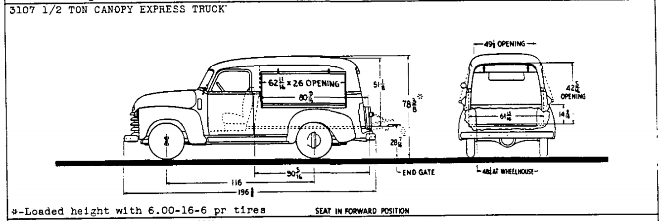 Chevrolet Canopy Express 1955 #9