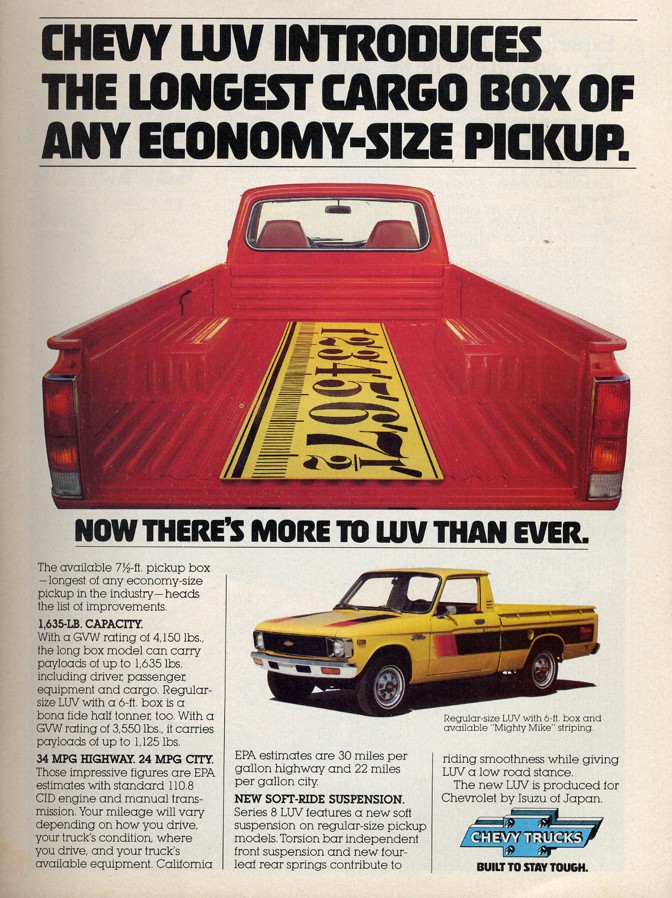 Chevrolet Luv 1978 #8