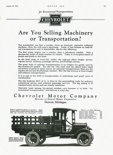 Chevrolet Utility 1923 #8