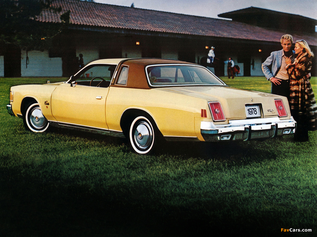 Chrysler Cordoba 1978 #4