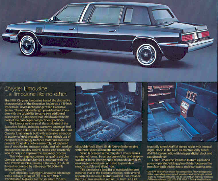 Chrysler Executive 1985 #6