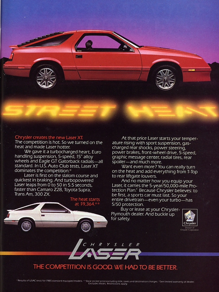 Chrysler Laser 1986 #7