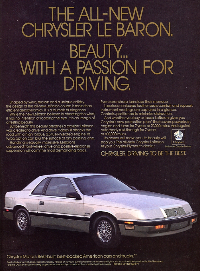 Chrysler LeBaron 1987 #13