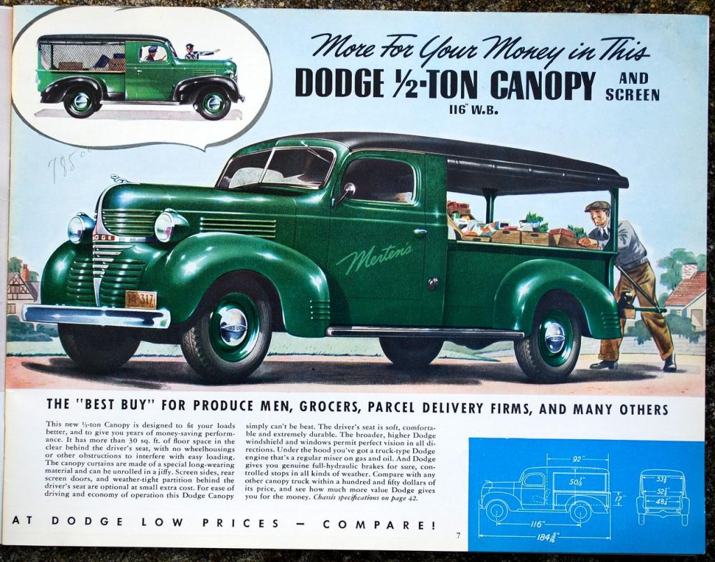 Dodge Canopy 1940 #3