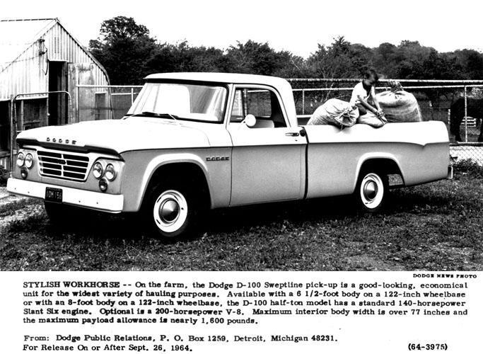 Dodge Pickup 1964 #2