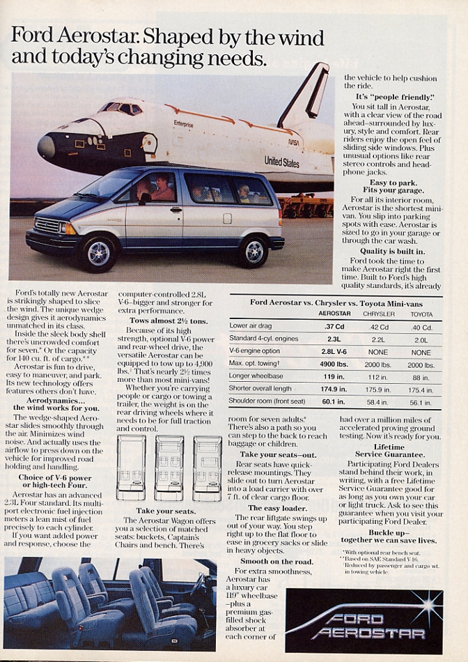 Ford Aerostar 1986 #8