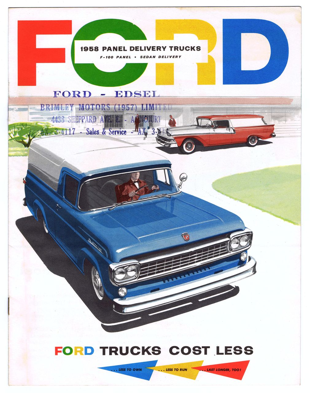 Ford Panel Delivery 1958 #7