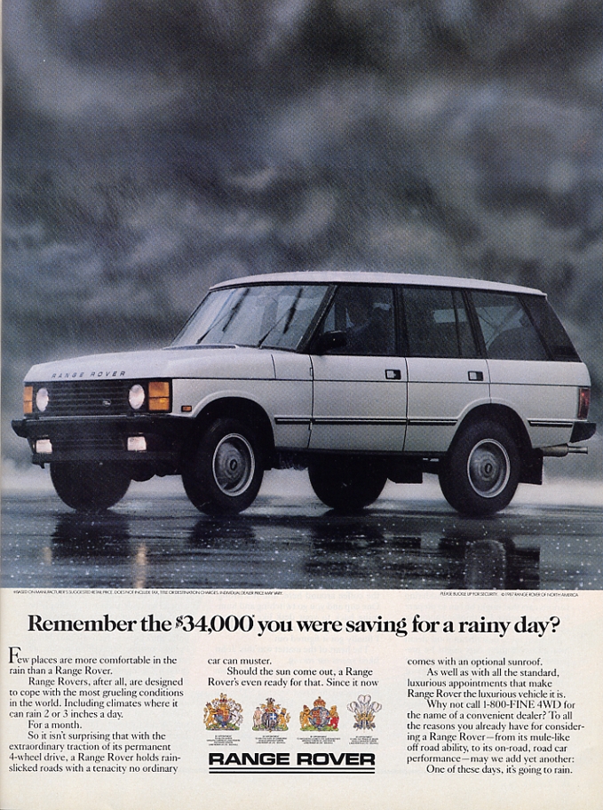 Land Rover Range Rover 1988 #6