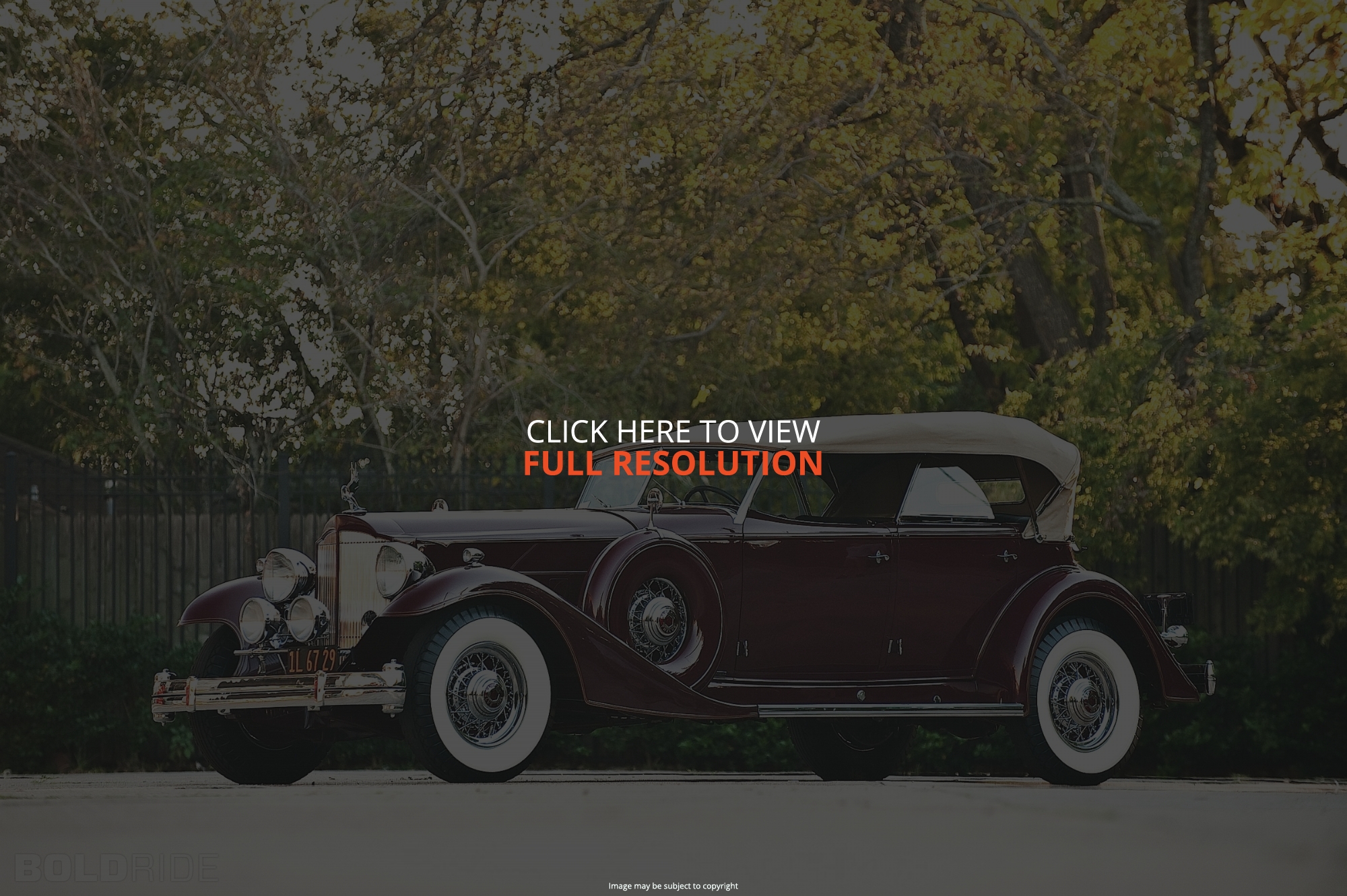 Packard Custom 12 1933 #9