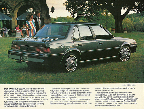 Pontiac 2000 1983 #9