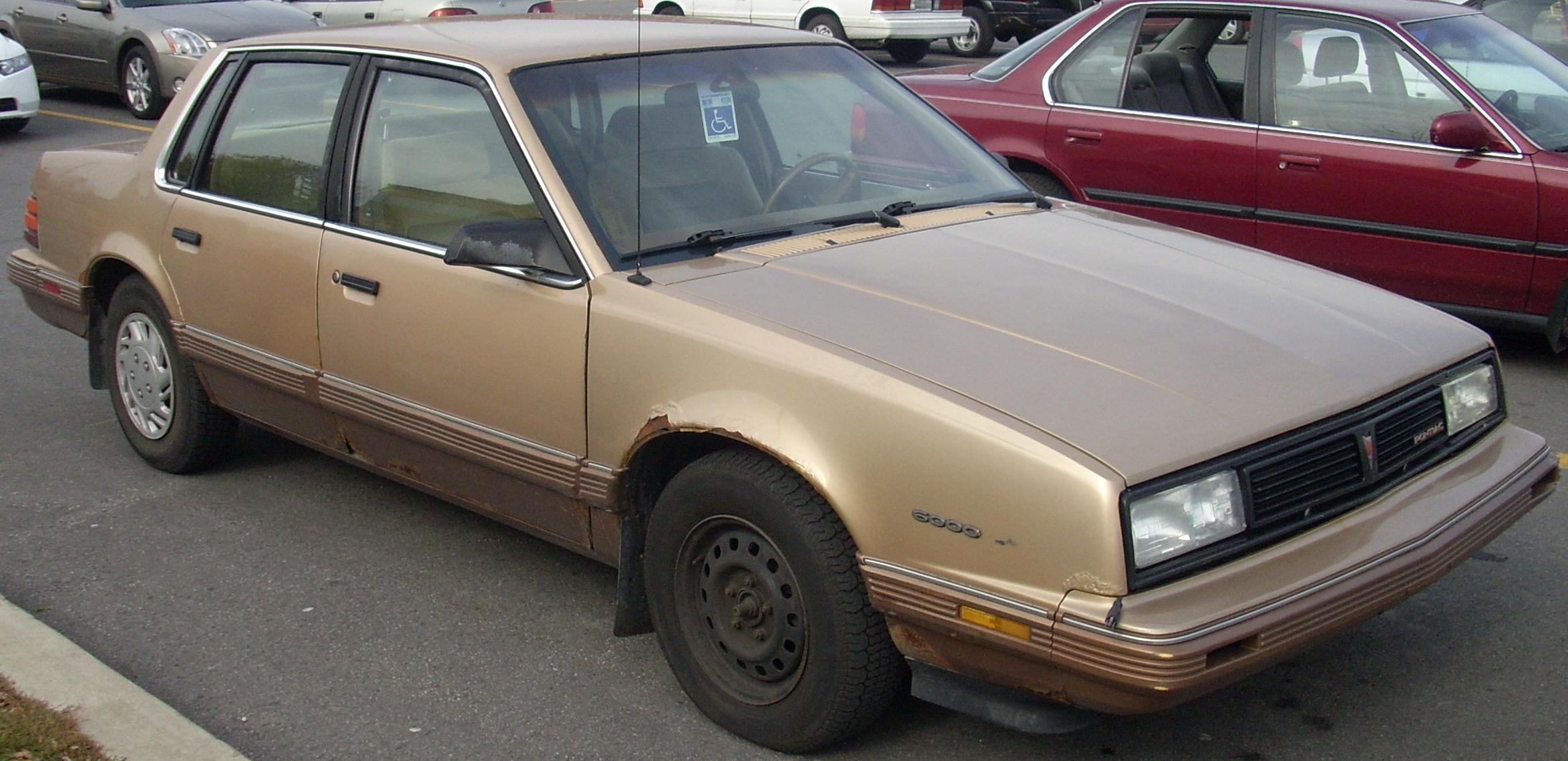 Pontiac 6000 1986 #3