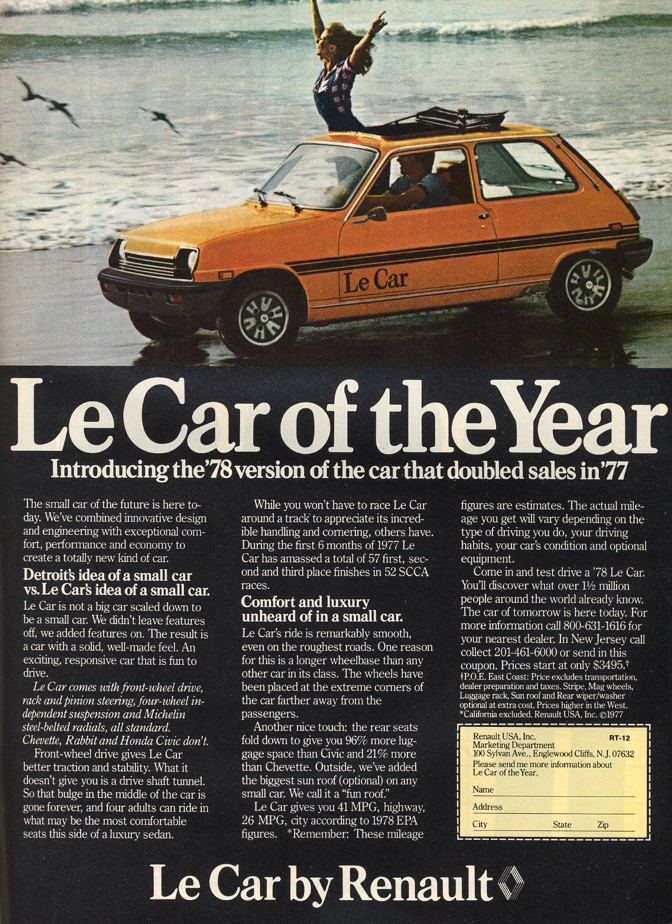 Renault LeCar 1977 #7