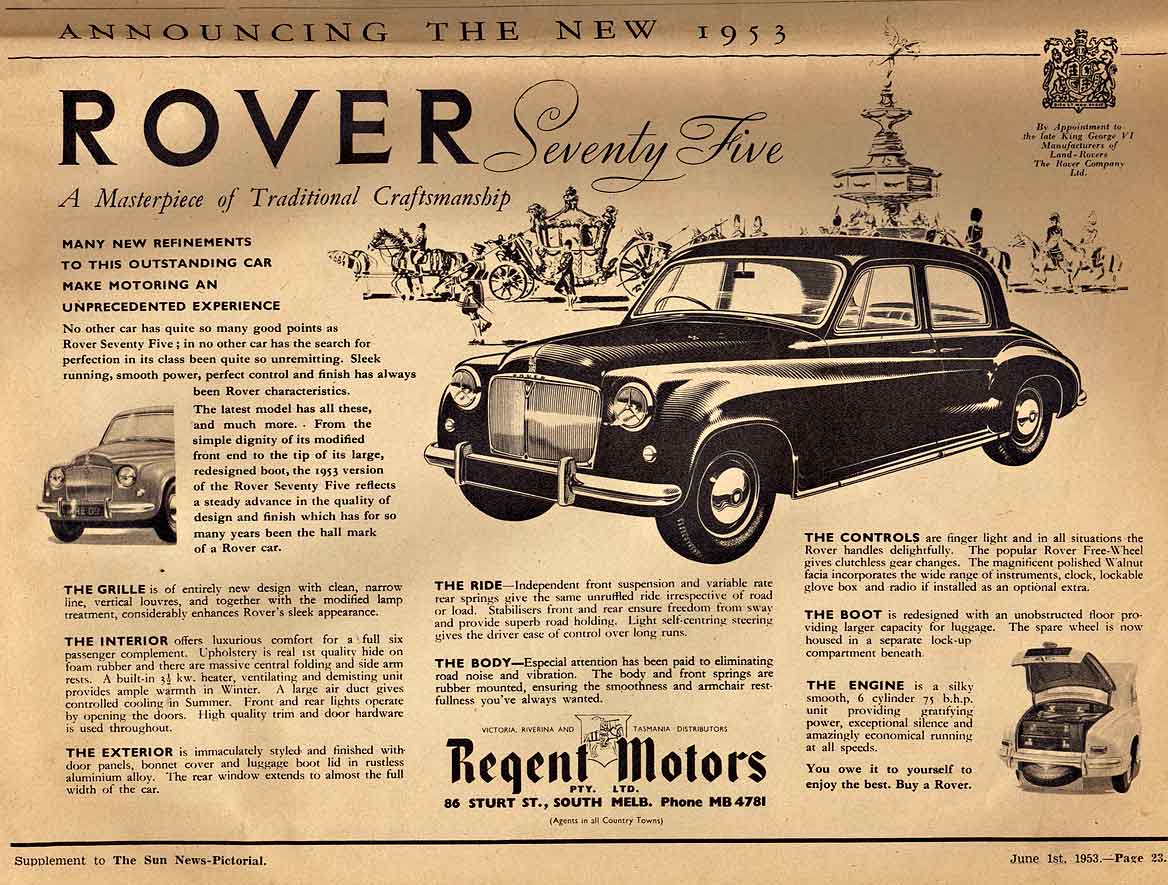 Rover 75 1953 #7