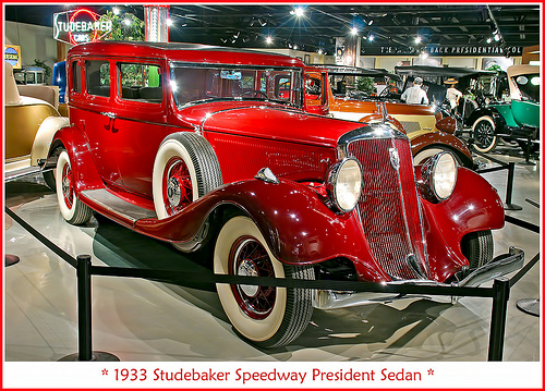 Studebaker President Speedway 1933 #12