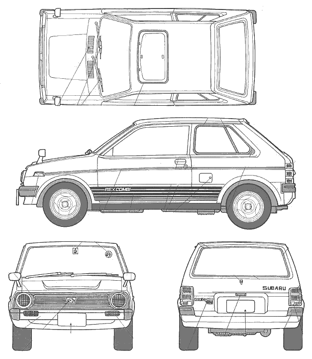 Subaru 1600 1981 #11