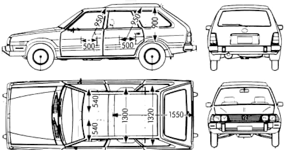 Subaru 1600 1983 #6