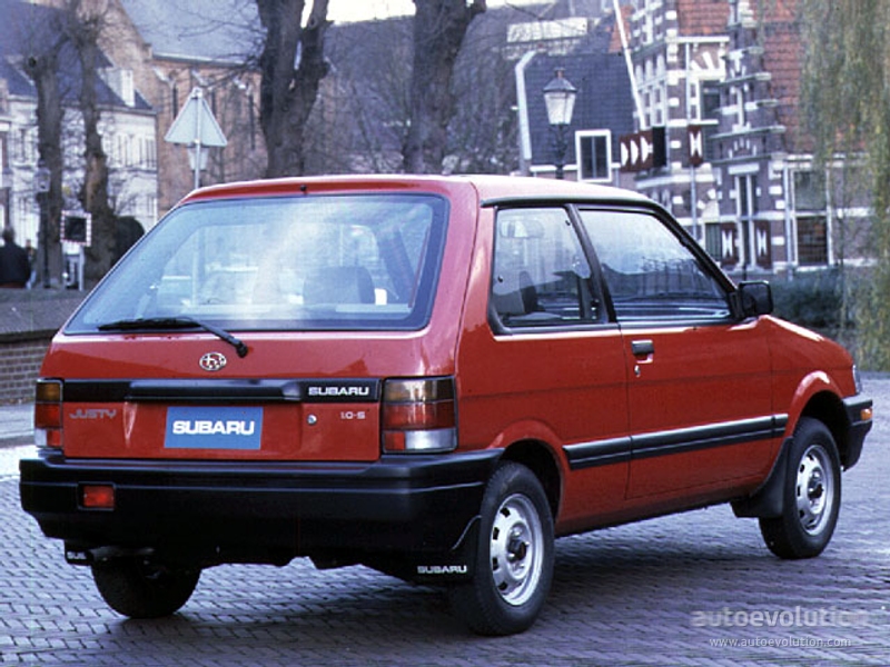 Subaru Justy 1990 #4