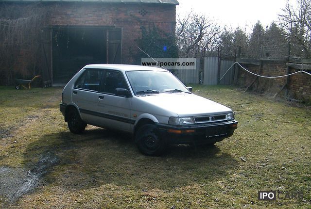 Subaru Justy 1992 #9