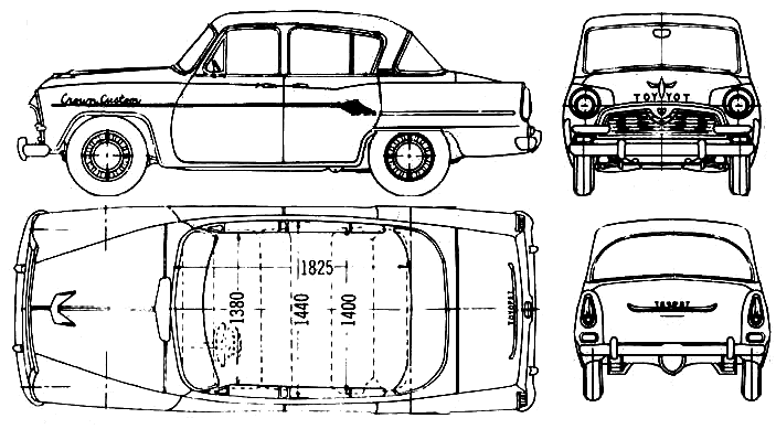 Toyota Crown 1959 #8