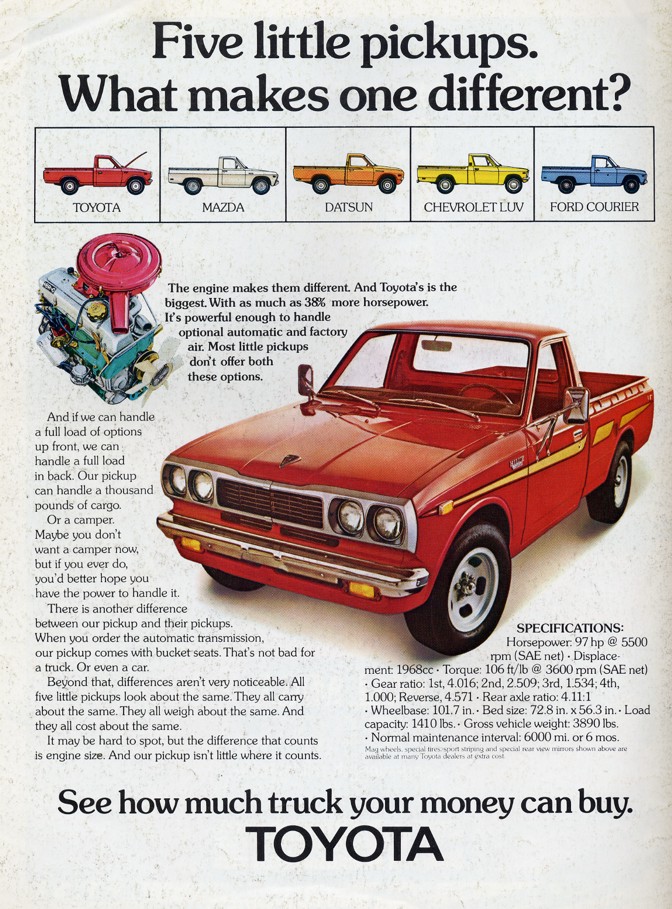 Toyota Pickup 1973 #8