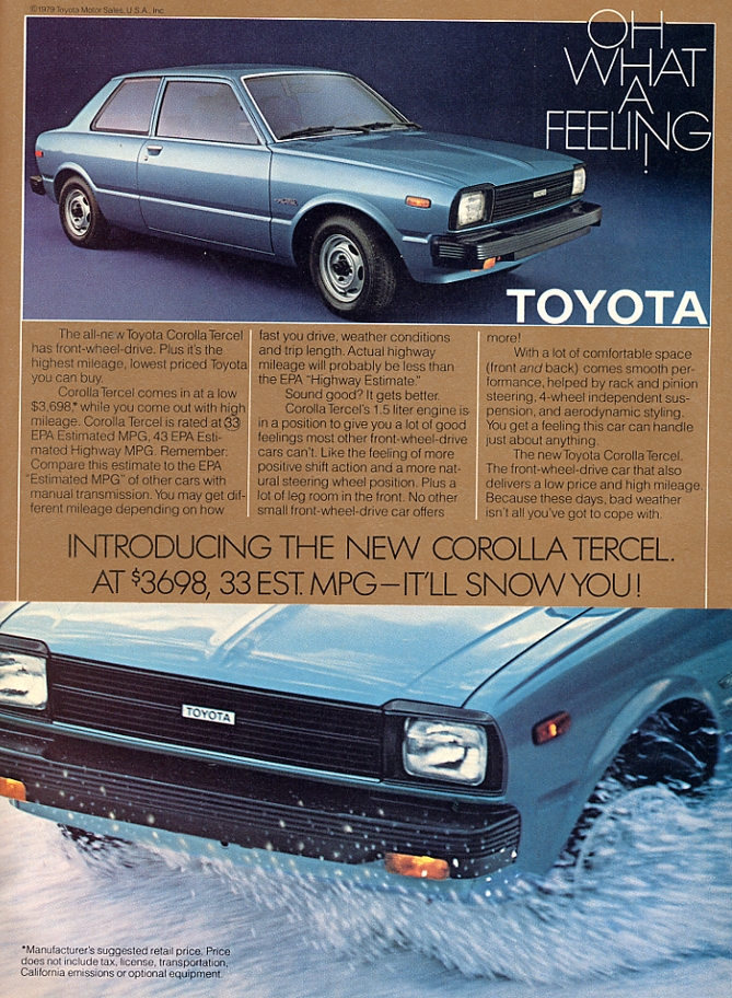 Toyota Tercel 1980 #10