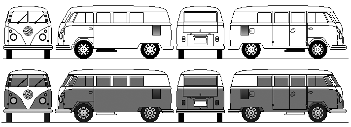 Volkswagen Microbus 1954 #1