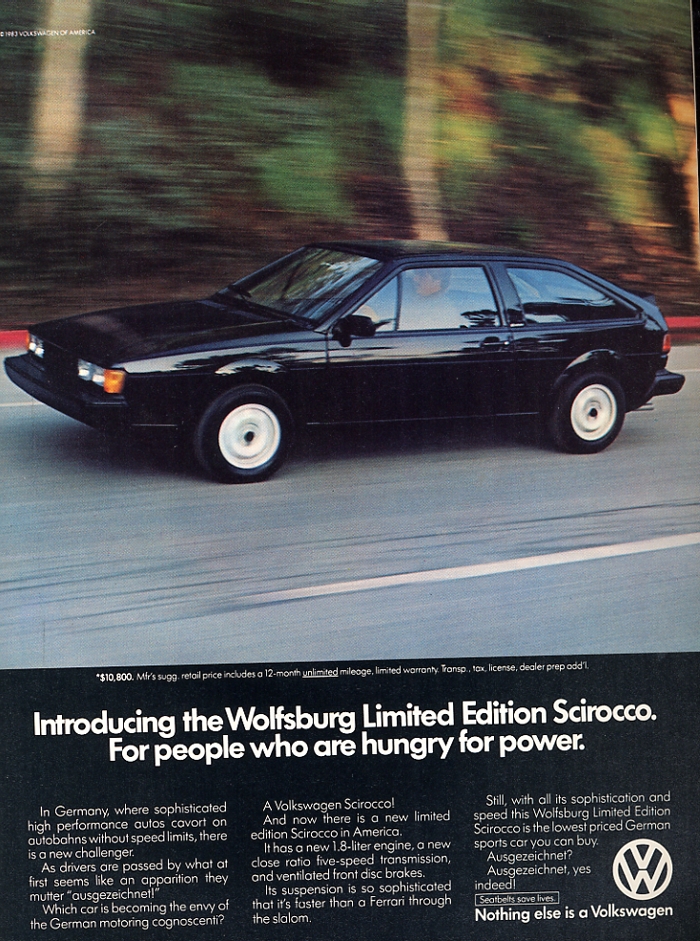 Volkswagen Scirocco 1983 #5