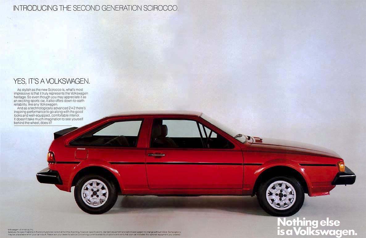 Volkswagen Scirocco 1984 #3