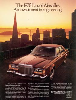 Lincoln Versailles 1978 #11