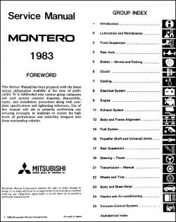 Mitsubishi Montero 1983 #12