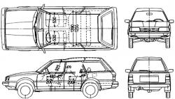 Subaru 1600 1983 #8