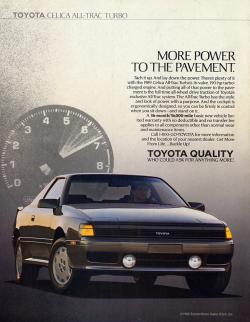 Toyota Celica 1989 #11