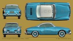 Volkswagen Karmann Ghia 1962 #10