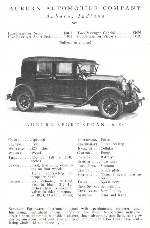 Auburn Model 6-63 1923 #4