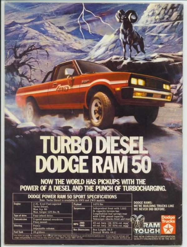 Dodge Ram 50 1983 #4