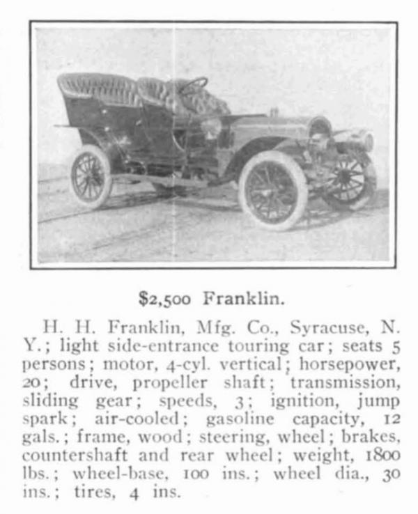 Franklin Type G 1906 #5