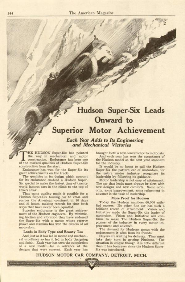 Hudson Super Six 1919 #1