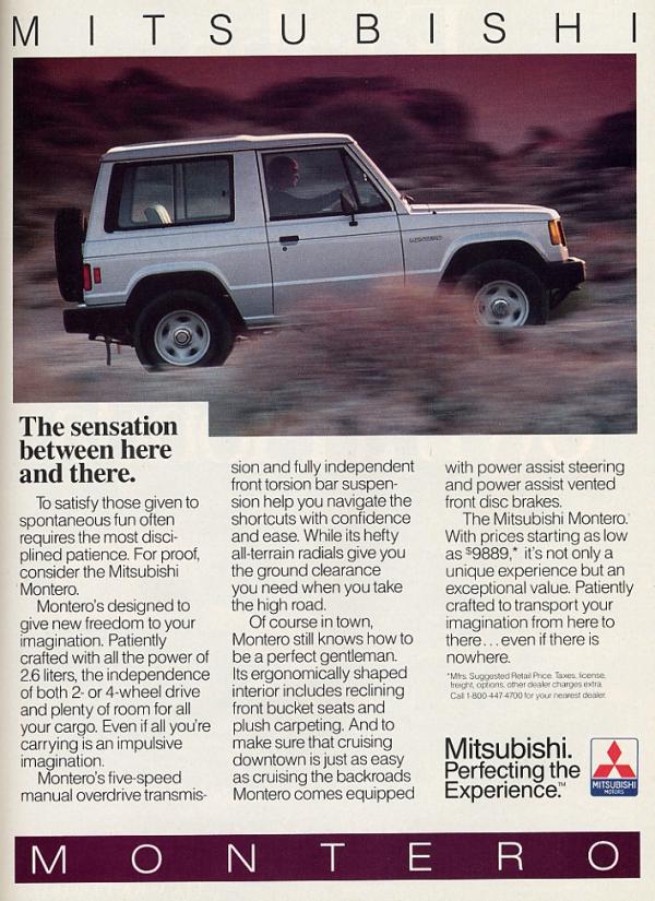 Mitsubishi Montero 1987 #4