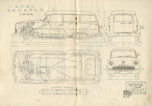 Opel Caravan 1956 #3