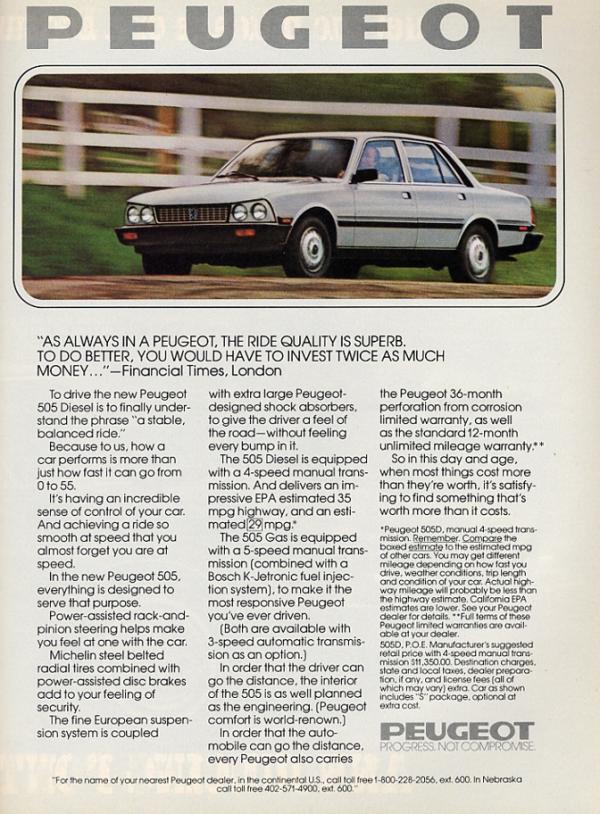 Peugeot 505 1981 #3