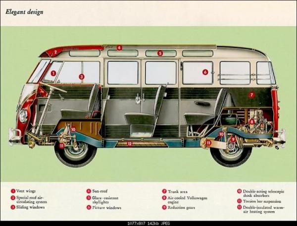 Volkswagen Microbus 1959 #4