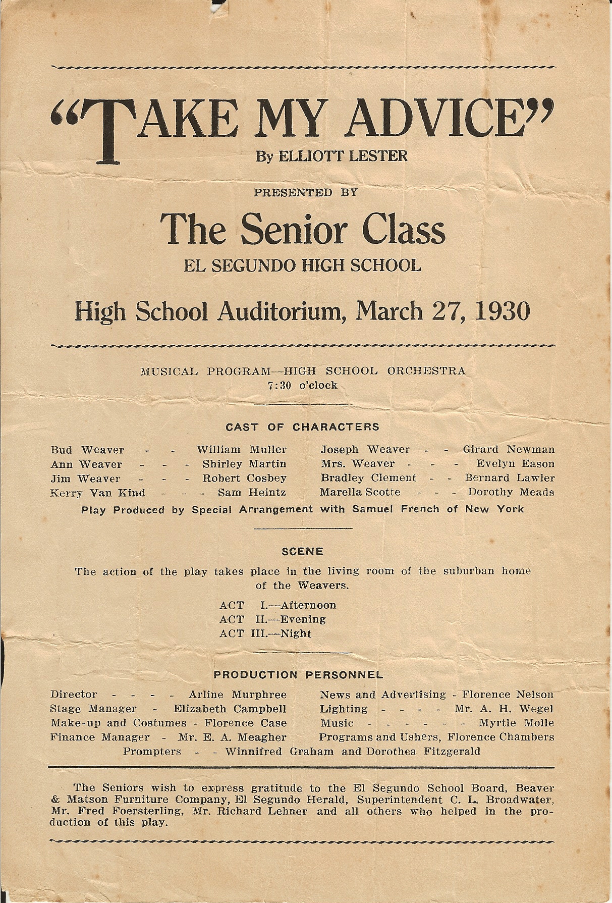 1930 Senior #1