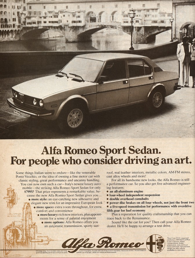 Alfa Romeo Sports Sedan #3