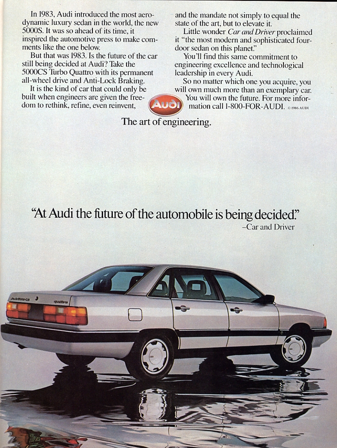 Audi 5000 1986 #6