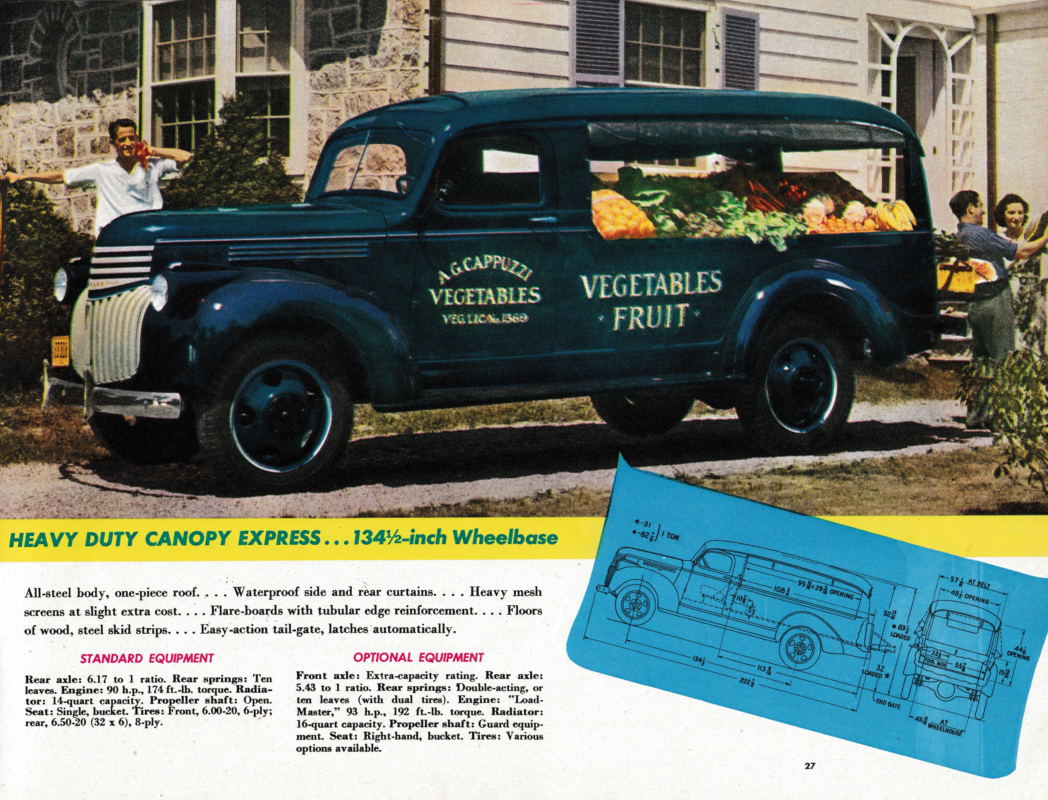 Chevrolet Canopy Express 1946 #3